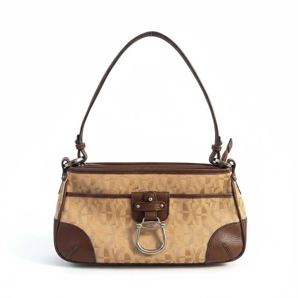ETIENNE AIGNER Vintage Fabric Logo Handbag